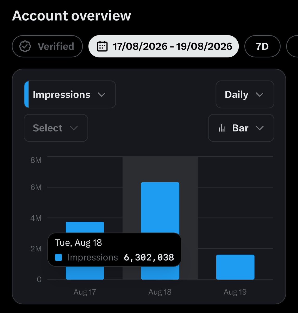 OfficialTresure's tweet photo. Wanna know how I went from 6k to 8k followers in 3 days? 

I’ll drop the exact tips and strategies I used (and how I hit millions of impressions daily) 
— exclusive for Subscribers.

Subscribe Let’s grow 📈 https://t.co/koSOQX6S6o