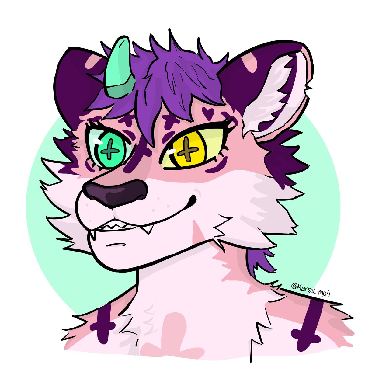 Marss_mp4's tweet photo. Made this little gift for @RossieTheTiger 

I hope you like it! :3 https://t.co/djylQCVsmp