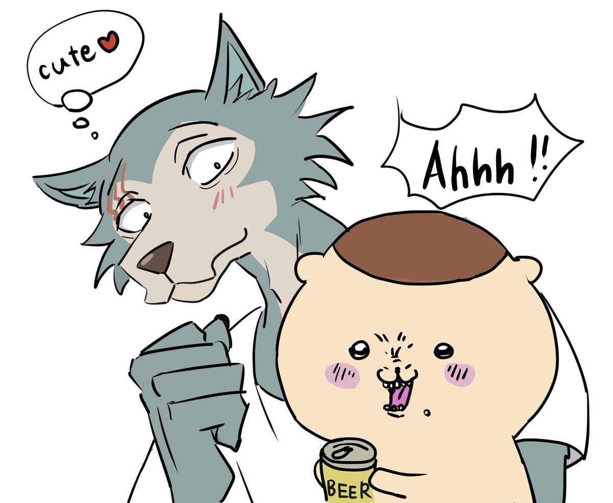 k2jk0k's tweet photo. My husband said to me,
“If I had to compare you to a Chiikawa character, you’d be Kurimanjuu. You drink just like him! Cute♡”
…Is this how he sees me? This is hilarious lol https://t.co/E9oh7KPd7D