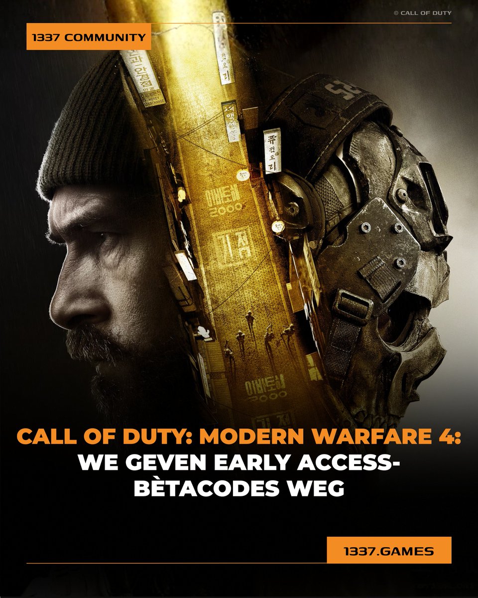 1337games_'s tweet photo. We geven in samenwerking met @Activision, @CallofDuty en @DayOneMPM 3 codes weg voor de Early Access Beta van Call of Duty: Modern Warfare 4!

Om mee te doen, hoef je alleen dit bericht te liken, te reposten en ons te volgen, want deze giveaway is alleen voor onze volgers. Drie willekeurige winnaars worden gekozen en ontvangen van ons een DM met hun code.

De giveaway eindigt op 20 augustus.

Veel succes! 🍀

Deze giveaway wordt niet gesponsord, goedgekeurd of beheerd door X. De giveaway is niet verbonden aan X.