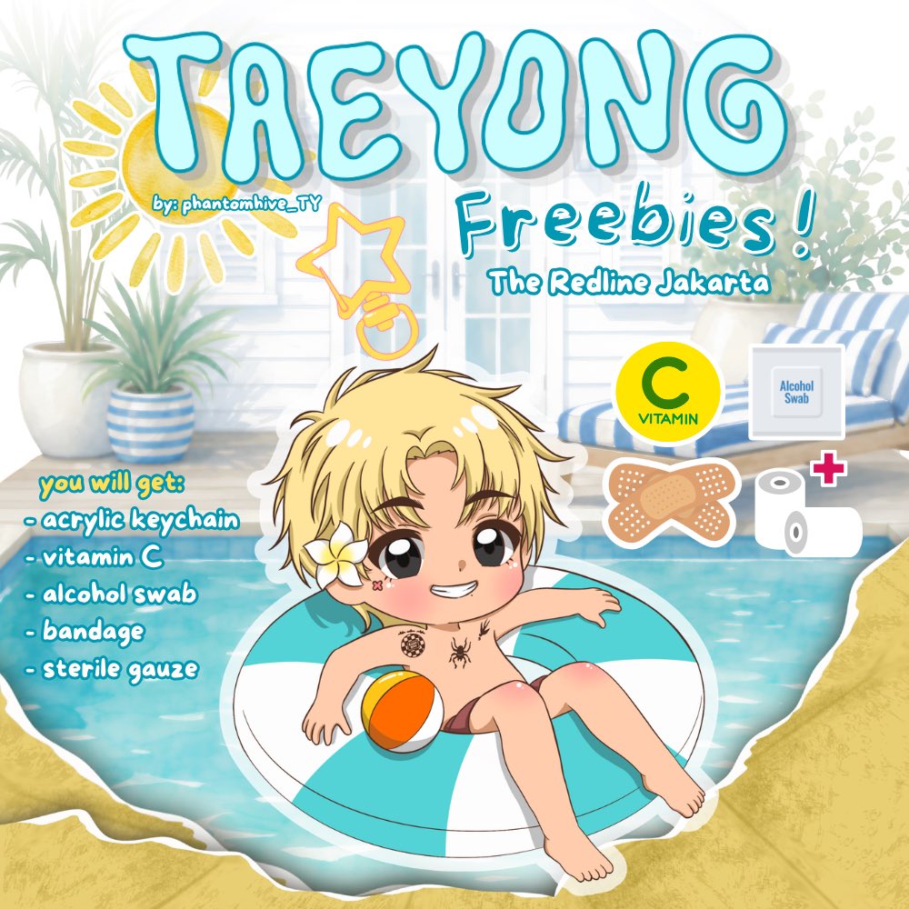 phantomhive_TY's tweet photo. [FREEBIES NEO CITY : JAKARTA - THE REDLINE]

Taeyong in Bali Keychain + Medical Kit 

🗓️ Saturday, 3 October 2026
📍Indonesia Arena, Senayan

Strictly for TYONGF only! i’ll randomly give it to TYONGF who come to the venue <3

Kindly tag me if you get the freebies!🌹 https://t.co/tg2z3acCBr