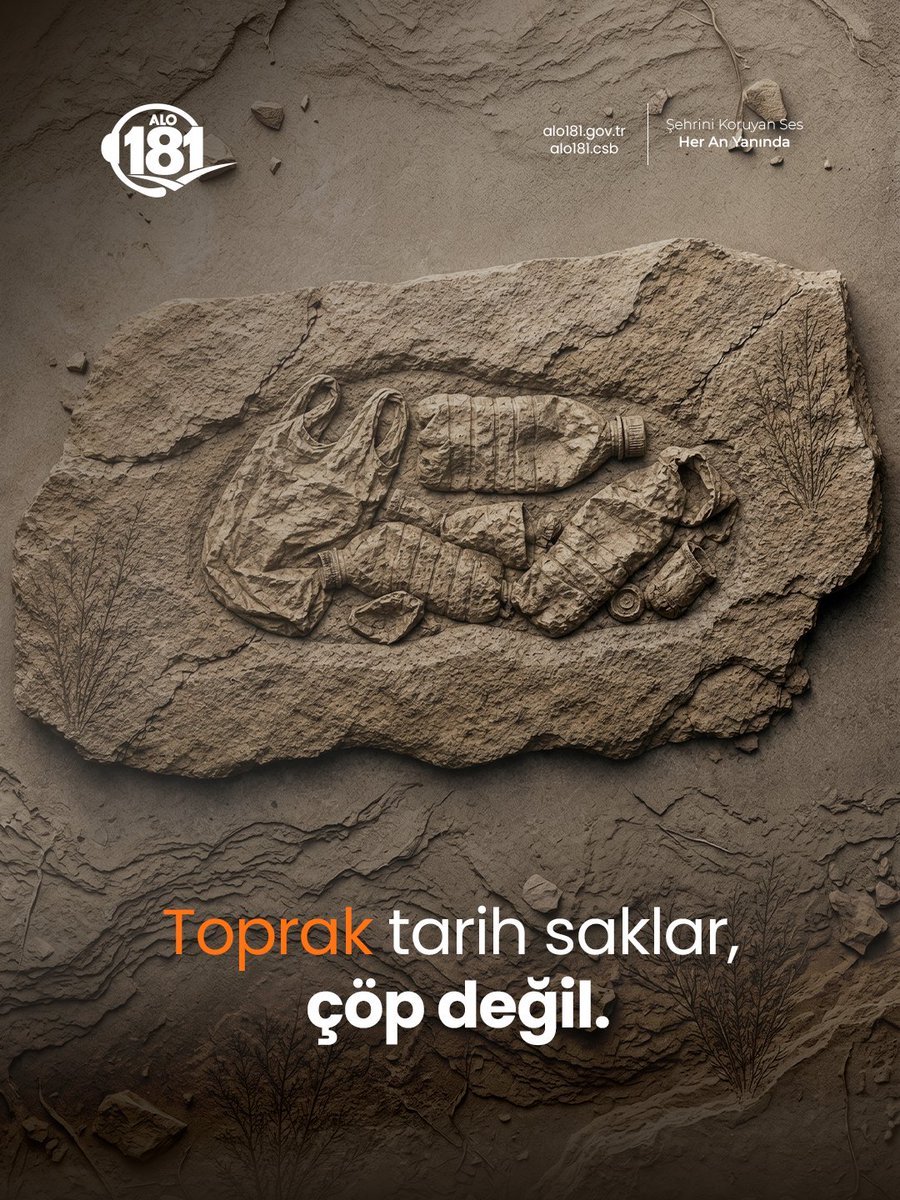 alo181csb's tweet photo. Doğaya bırakılan plastikler yıllarca yok olmaz; toprağa, suya ve geleceğe zarar verir. Bugün yere atılan bir atık, yarının çevre sorununa dönüşür. Daha temiz bir çevre için duyarlı olun, gördüğünüz olumsuzlukları #Alo181’e bildirin. https://t.co/ETzY0jbxHf