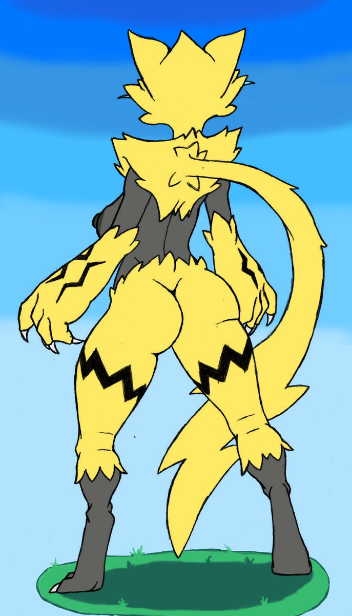 FelipePeixee's tweet photo. zeraora back side https://t.co/WxRvzGct2U