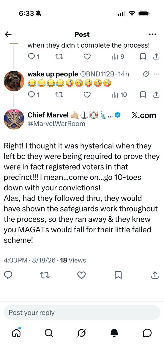 BND1129's tweet photo. @MarvelWarRoom @deananywhere @JamesOKeefeIII @KSTP Get a life https://t.co/XZjhemfdpy