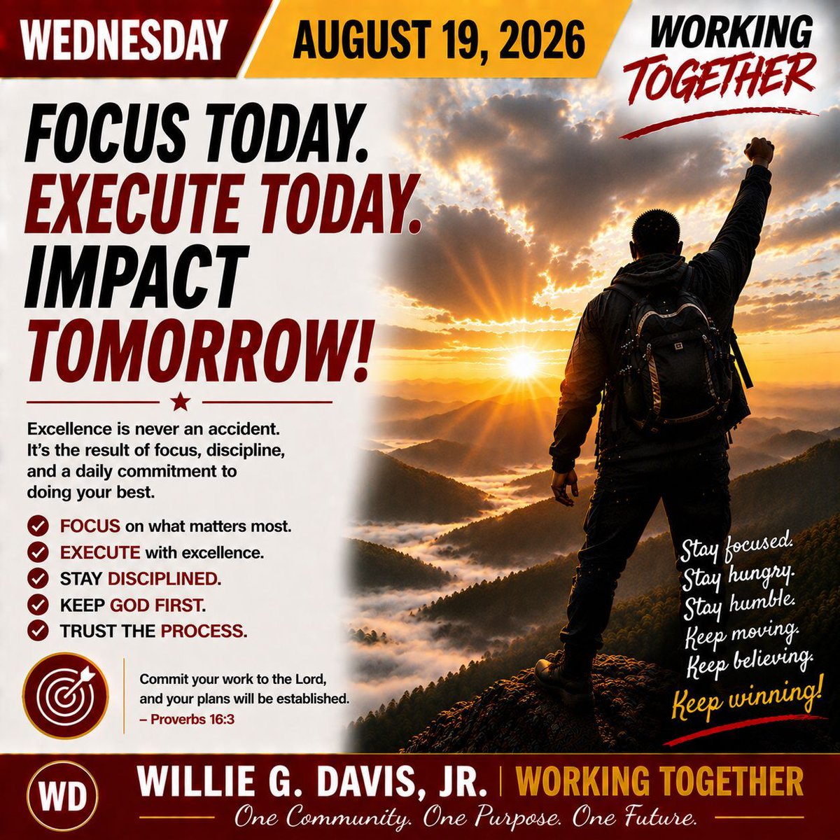 WGDAVISJR's tweet photo. Focus today https://t.co/1ccRBMGLdZ