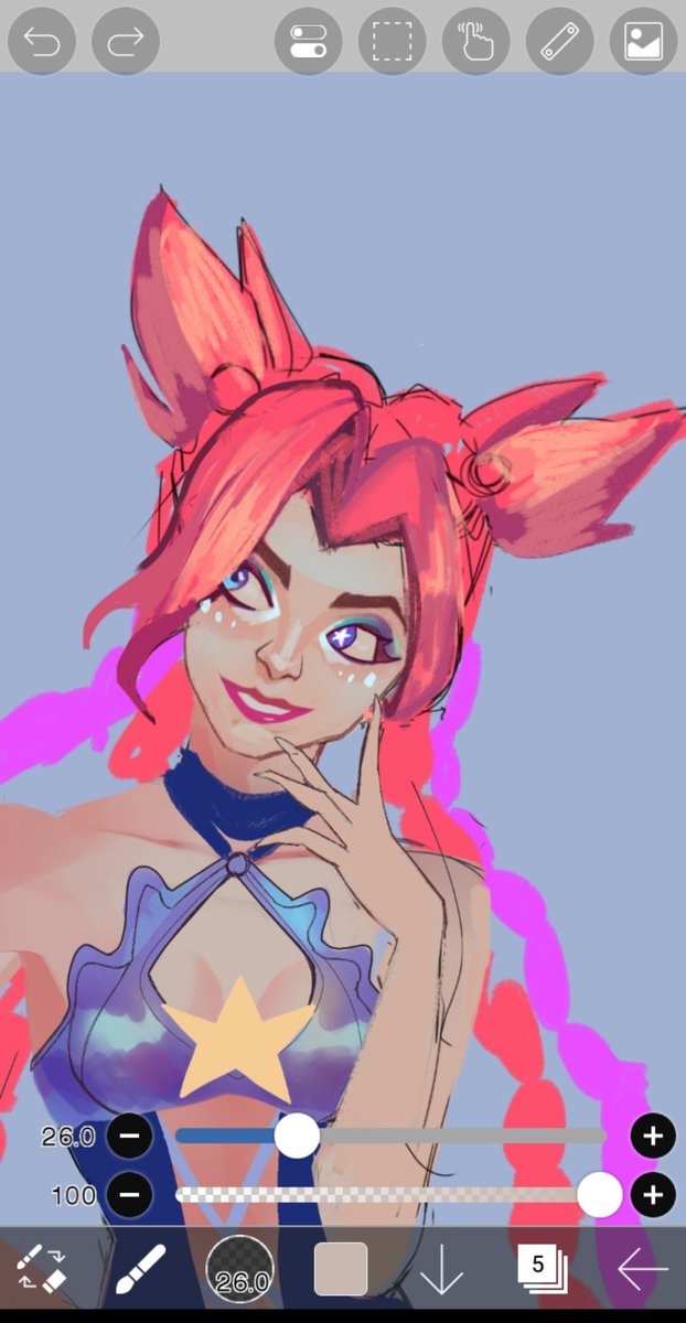 nara56c's tweet photo. Ocean Song Jinx wip
#fyp #art #leagueoflegends #jinx #wip #smallartist https://t.co/Wuto4Hbiyh