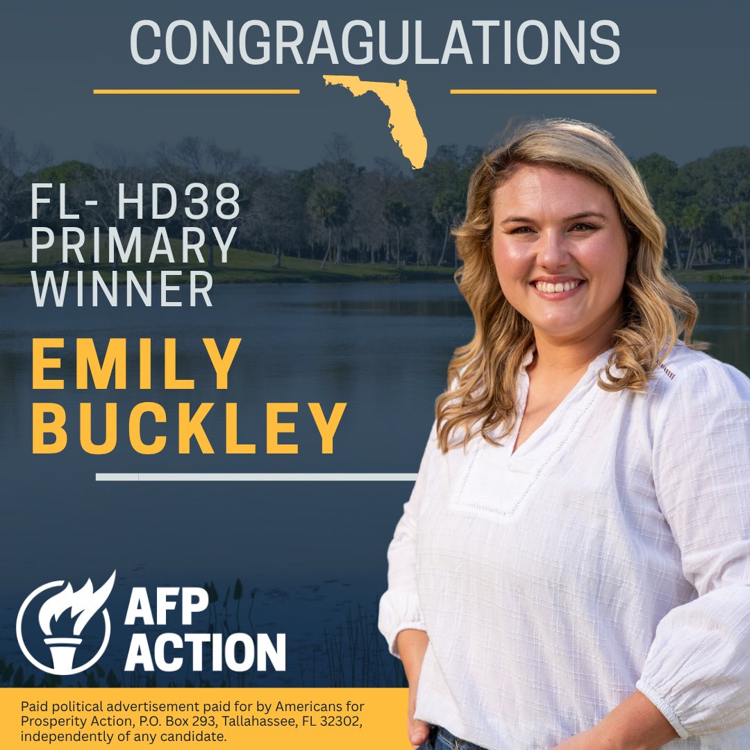Danmartinez305's tweet photo. Congratulations to my good friend @EmilyDuda7 on your primary victory last night!  @AFPAction is ready for the general election! https://t.co/UXMPMDkVyR