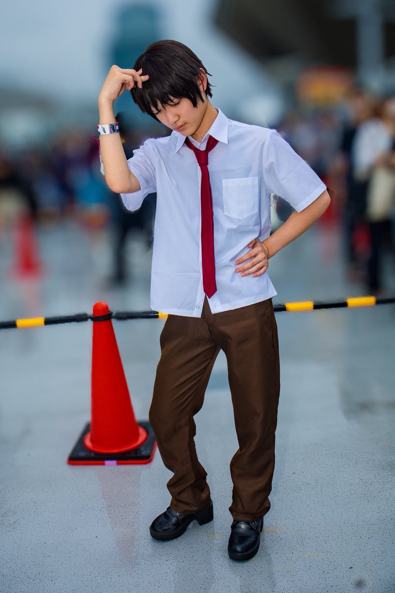 Marie102800's tweet photo. 涼宮ハルヒの憂鬱/キョン

　　やれやれ

#c108 #c108_cos https://t.co/pa2DEuutZQ