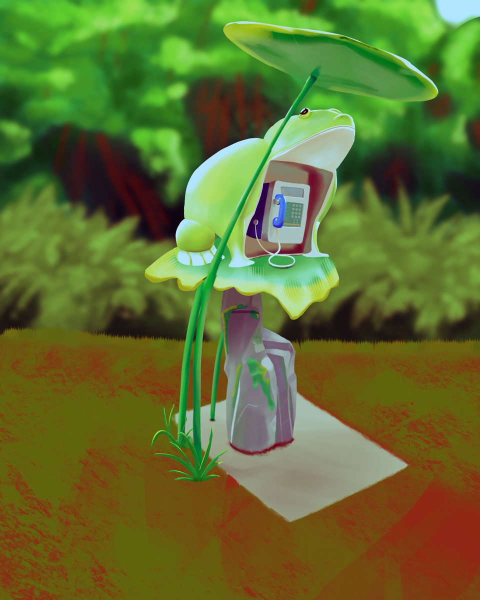Hyperbolt125's tweet photo. Frog Phone. Enough said. https://t.co/iFpBRYoSnl