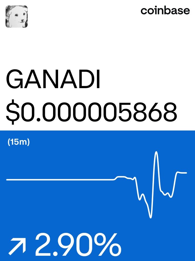 mrgoldenwolf's tweet photo. 가나디 on @Coinbase: https://t.co/BwlTcn53iX https://t.co/a0kXMhWnt8