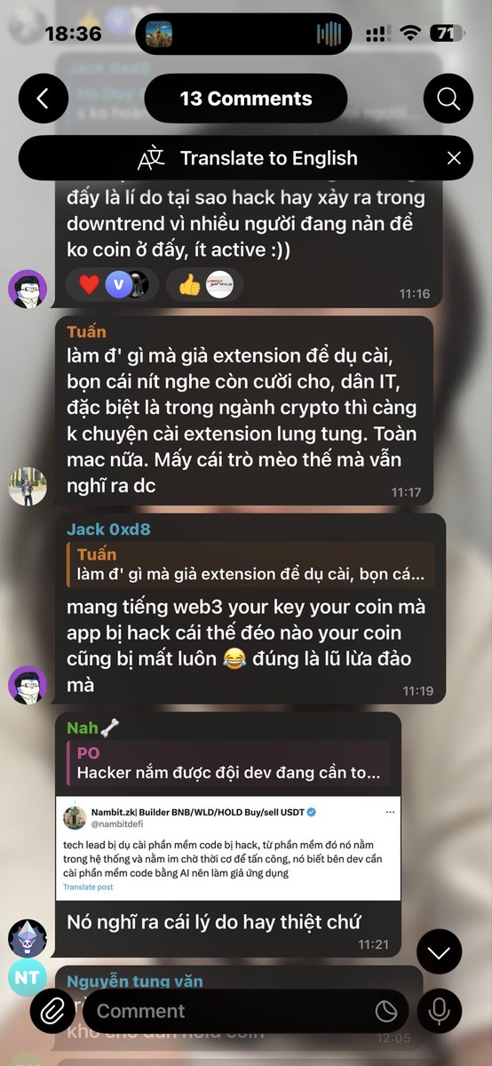 mina_listing's tweet photo. @Bongiucute96 @TradeCoinUG @LeninUGReal @Web3daily @MariaJSatoshi @nambitdefi @SakaiVault @FMCPay Trò của dev @imlethanh98 bày cho dev @HoldstationW https://t.co/xVuDtPqVna