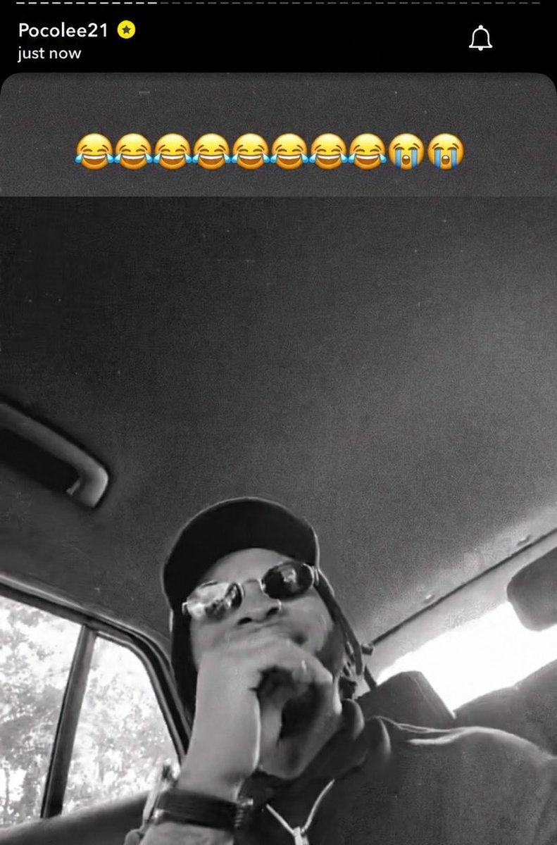 justranky's tweet photo. Poco lee via snap chat https://t.co/6xVgYgPEvg