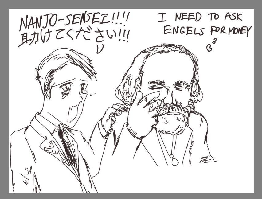 AyaPunk's tweet photo. Marx helping Battler disprove witches https://t.co/Srpgz5TSod