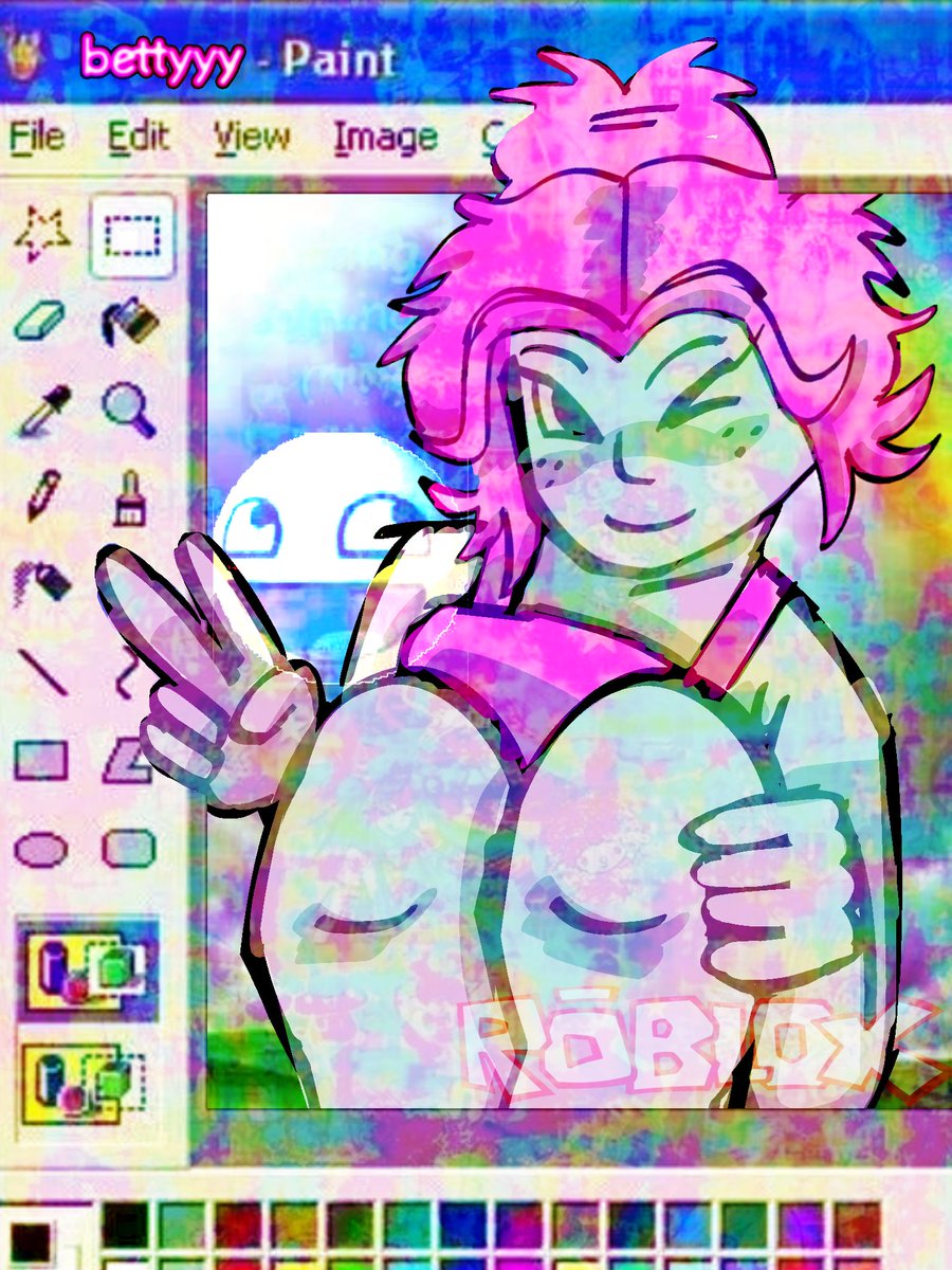 grasstin_'s tweet photo. saw oomf showing their little guest characters, so why not show mine? this is Betty Bloxxer, or at least my take on her. also her adoptive little brother, Nooby! https://t.co/njlbDvl1MH