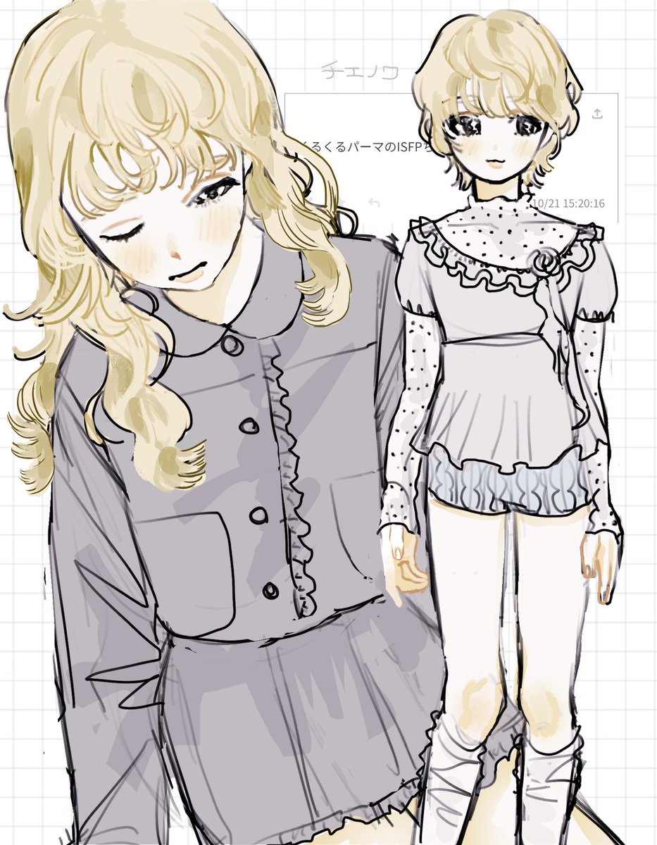 hologlamb's tweet photo. 【🍇ゆる募🍇】
過去のskeb依頼者様の中で女の子のオリジナルキャラクター貸してくださる方いませんか？女の子描いてなさすぎて筆ならししたいです…女体化も◎
目標こんな感じです。絵の雰囲気が変わって同じように描けないかもしれないです https://t.co/iAwXI9DWV0