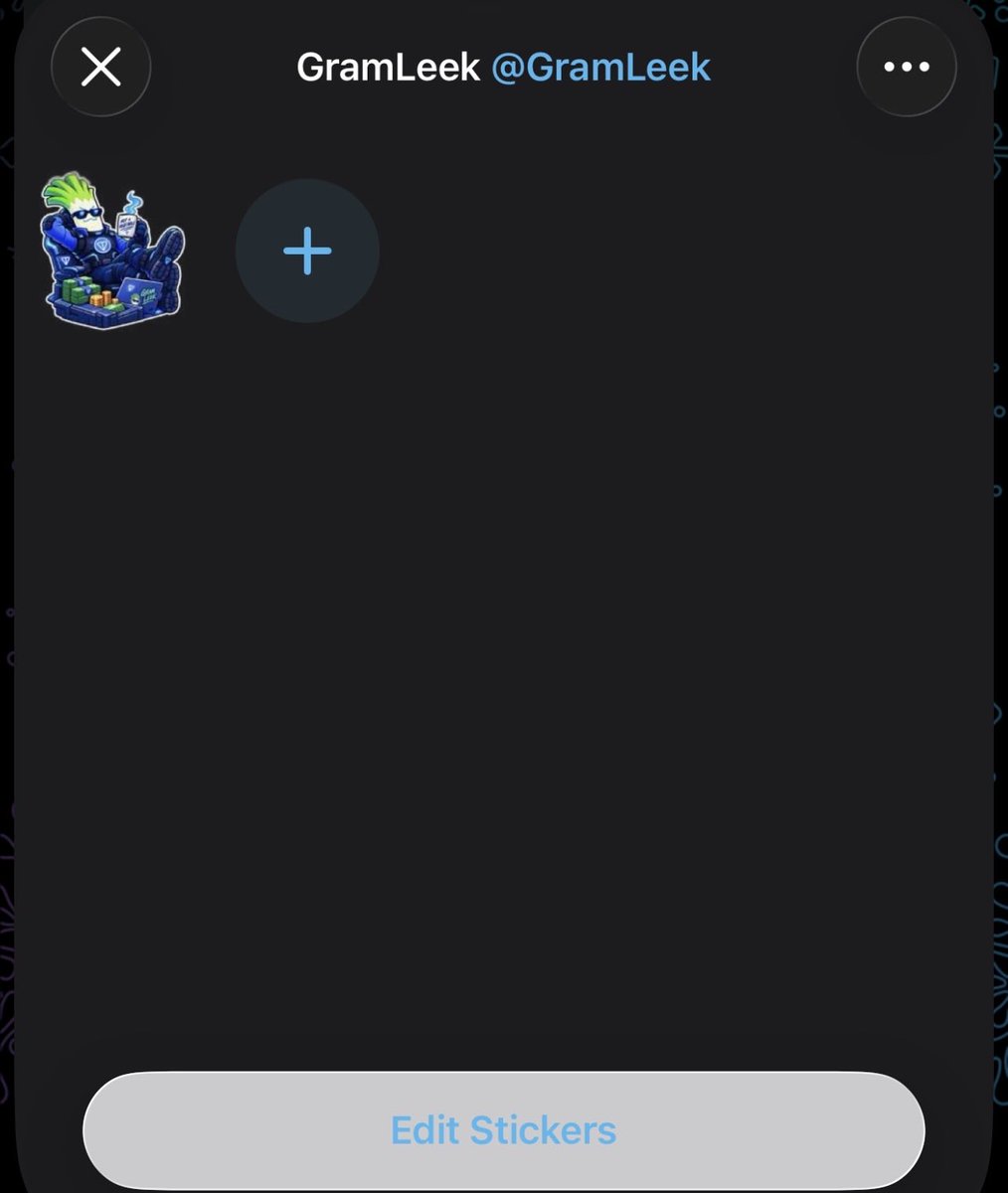 GramLeek's tweet photo. There’s one.

It’s not great. 3/10 on a generous day.

But at least it’s ours. Not a sticker taken from someone else without the creator’s knowledge, like most of the projects on Gram.

We’ll make better ones.

Higher quality. More original. Eventually animated.
$Leek https://t.co/3eqPb1vhrx