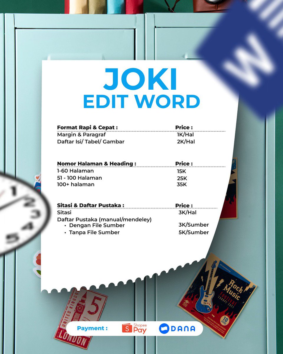 TDWLJOF's tweet photo. @eterealchae Joki word murah lgsng aja wa aja di bio aku ya kaaa 🙌🙌 https://t.co/mRGeHJPcjf