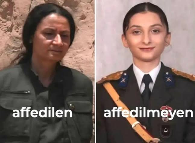 lIytmla_senI06's tweet photo. Soldaki affedilmeyecek şeyler yaptı. Sağdaki affedilecek hiçbir şey yapmadı. https://t.co/t1ogSEgruu