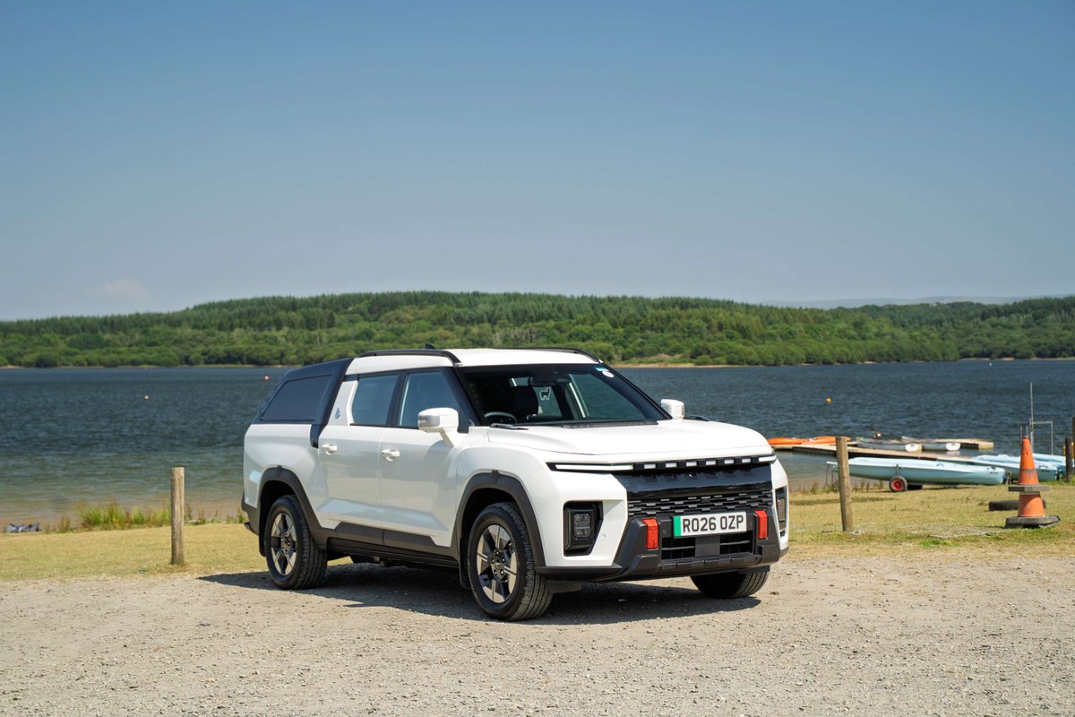 KGM_UK's tweet photo. Wherever summer takes you, arrive ready for more. Full-time AWD, instant electric torque and up to 240 miles of range make the Musso EV the perfect companion for an active day outdoors.

Discover more: https://t.co/fG3vlFJrrm

#KGM #MussoEV #EscapeConvention https://t.co/pfpl6QIevu