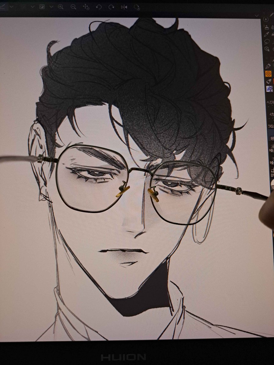 cutofftheymeat_'s tweet photo. doing the eyeglasses trend thing, i think the frame suits him better than me wwww https://t.co/C4jqf5Kg84