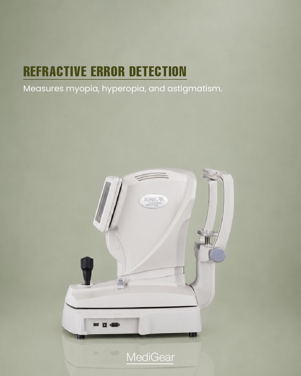 medigearglobal's tweet photo. PRECISION IN EVERY MEASUREMENT

📩 For inquiries: connect@medigear.uk

This post is intended for general informational purposes only. Medigear is a medical equipment distributor and does not provide medical advice, diagnoses, or prescriptions.

#AutoRefractometer #EyeCare https://t.co/1OmowQhHHp
