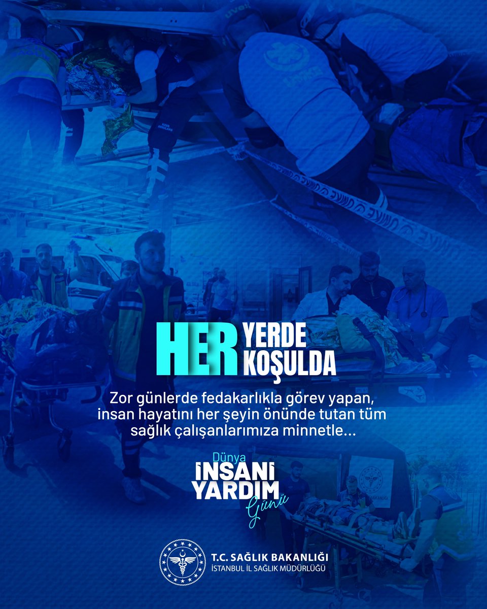 ismgovtr's tweet photo. En zor anlarda, her yerde ve her koşulda insan hayatı için görevinin başında olanlara minnetle…

#DünyaİnsaniYardımGünü https://t.co/5Iu0Bc1mQZ