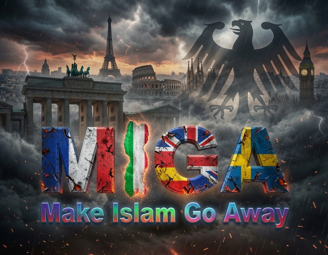 Oberfucker's tweet photo. @jreichelt Kapiert es endlich:
- Islam gehört nicht zu Deutschland!
- Islam gehört nicht zu Europa!
- Islam gehört nicht in diese Welt!

Diese vermeintliche Religion ist nichts weiter als eine menschen-, frauen- und kinderfeindliche, mörderische Terrorsekte!

WEG DAMIT! https://t.co/E4Wu17SNMe