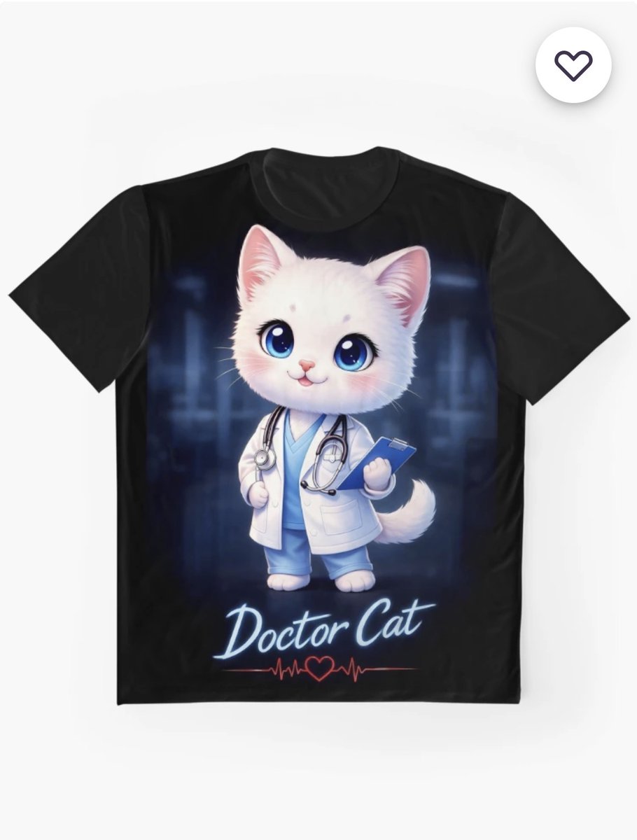 EnisAzap's tweet photo. 🩺😸🐾❤️ Doctor Cat Graphic T-Shirt

📢 “Doctor Cat to the operating room, please.”

“They can’t operate without me.” 😸

Shop now 👉 https://t.co/NmLUva66vx

#DoctorCat #FunnyCats #CatHumor #CatLovers #GraphicTShirt #CatShirt #Doctor #Cat #MeowStory #Tshirts #RedbubbleArtist https://t.co/HTbRsgeLgP