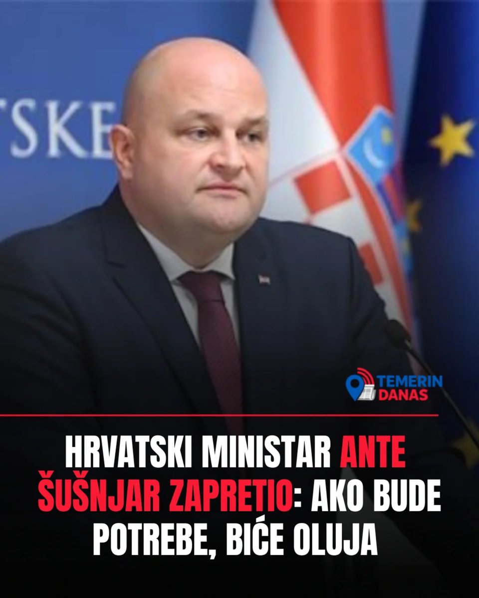 NadjaNesto69492's tweet photo. Pretnje i prizivanje „Oluje“ nisu poruka mira, već opasno vraćanje u retoriku prošlosti. Od jednog ministra evropske države se ne ocekuje ovakav nacin komunikacije. #cinjenice #fyp #caosvima https://t.co/cWFyJIHbf0