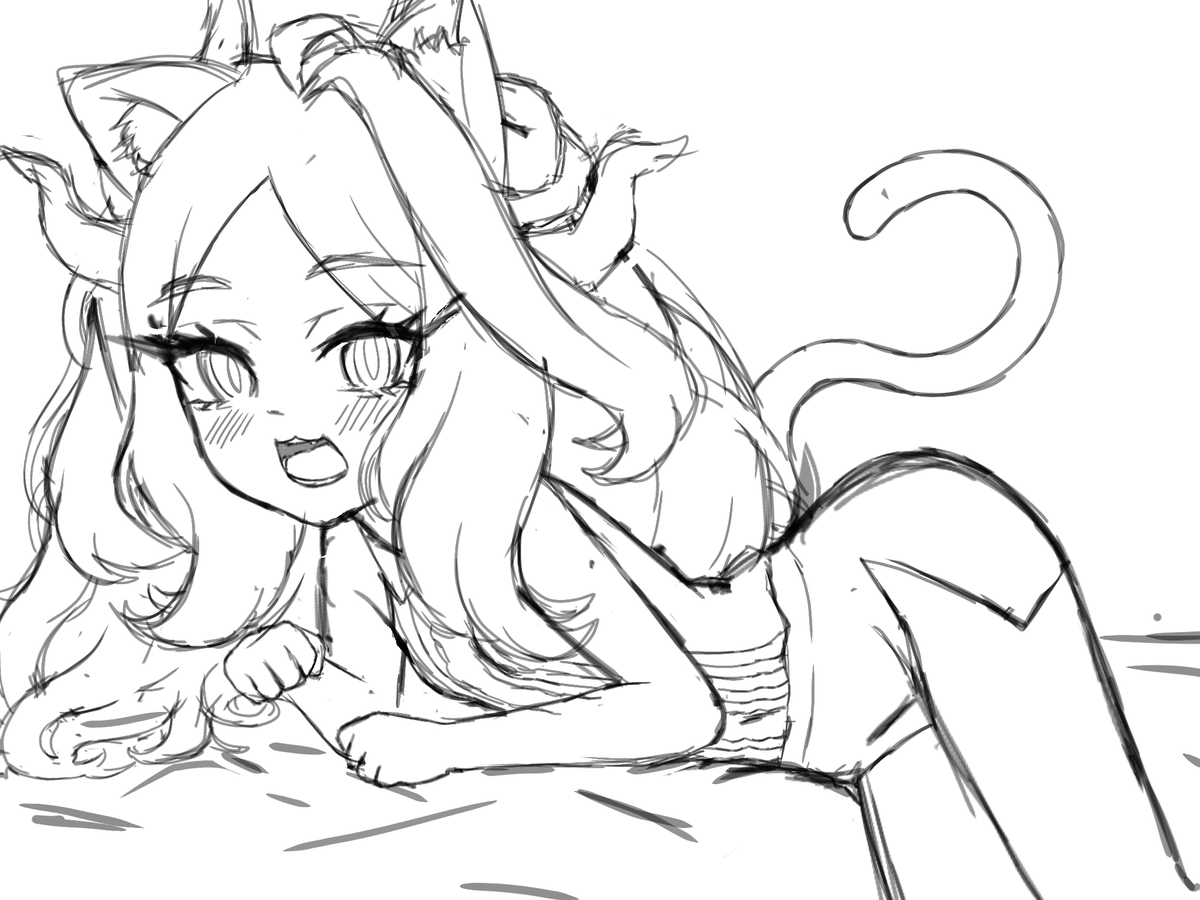 _lynx__09's tweet photo. Hinyaa sketch^^
#BlueArchive #ブルアカ https://t.co/Ol9DXXskFJ