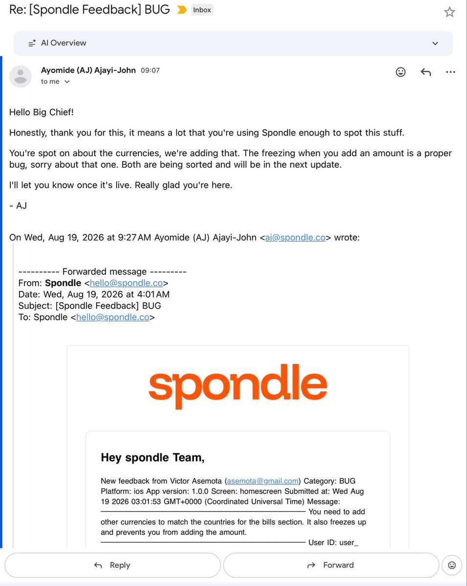asemota's tweet photo. These guys are the real deal! Please download the Spondle app in Beta and help them to test it. I am a sucker for husband and wife teams 😂 https://t.co/csP2umQpGa