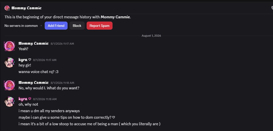 Simpycwh's tweet photo. This has already been debunked with proof bro. This was all before instant payouts existed, she cashes out normally now. Is that the only proof you have? She sent her Throne balance to a currency exchanger named Bulg, and he Paypal'ed her for her throne balance for a fee ( 7% )

Also it's a bit funny you're accusing Kyra of being a man when @hypnohotties , the person trying to poach Kyra's subs WHILE literally being a man is calling her a man

All of this could be debunked if you just, y'know, actually let her prove herself! But you're stuck in a bubble of harassing her.