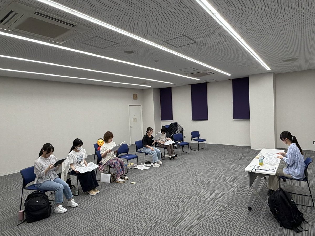ntone0321's tweet photo. こんにちは、n-toneです！
昨日は、8月に入り最初の練習日でした🌻

今回は秋の広島県合唱フェスティバルに向けて、団員みんなで練習を進めました。
少しずつ曲の全体像も見えてきています！
本番に向けて、これからさらに練習を重ねていきます🌱
 #えぬとーん  #女声合唱 https://t.co/KZWg0CzQds