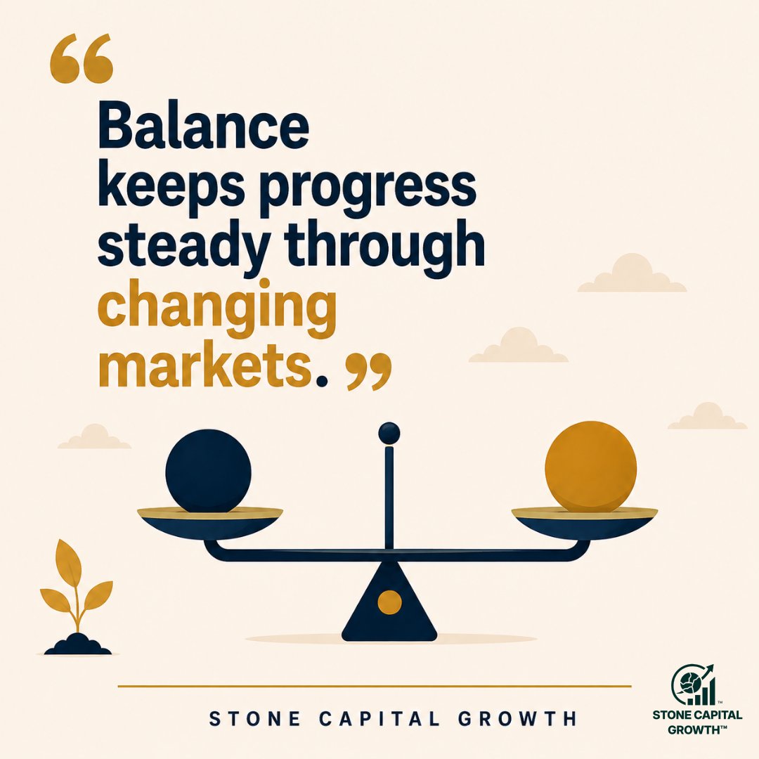 StoneCapitalG's tweet photo. ⚖️ “Balance keeps progress steady through changing markets.”

#Markets #Investing #StoneCapitalGrowth #Balance #RiskManagement #SocialMedia https://t.co/RChSpR8DzA