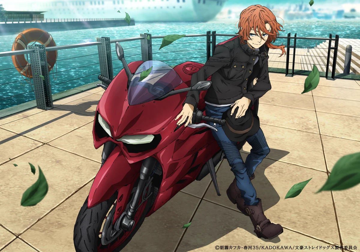 文豪ストレイドッグス　タペストリー　中原中也　バイク アニメ「文豪ストレイドッグス」公式 on X: 