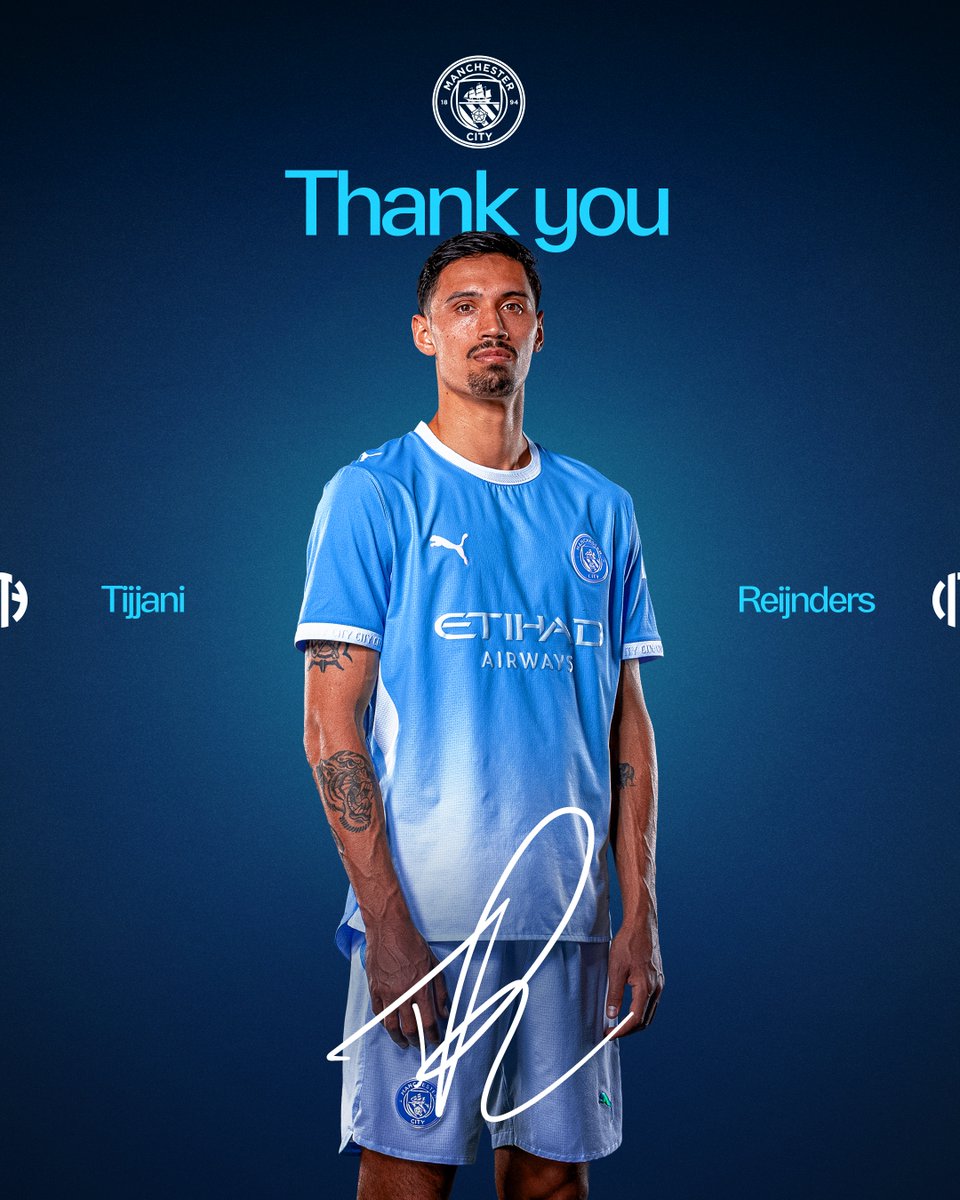 ManCity's tweet photo. Tijjani Reijnders has joined Al Qadsiah on a permanent deal, subject to international clearance.

All the best, @T_Reijnders 🩵 https://t.co/A11q2S0Vce