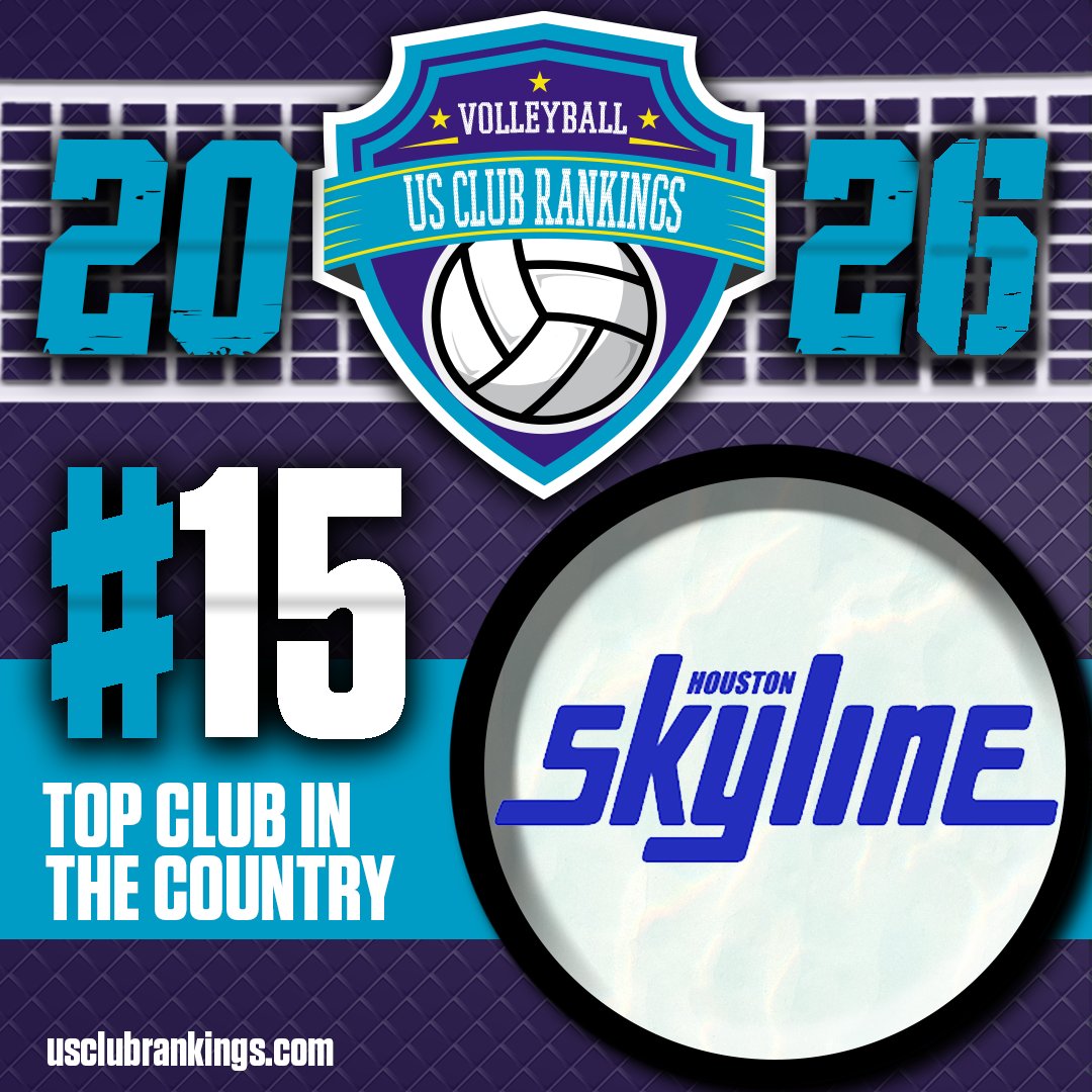 TCVolleyball's tweet photo. 🏐🔥 US Club Rankings – No. 15

We enter the top 15 of the US Club Rankings with Houston Skyline showing up big this past season! Congrats!

@HoustonSkyline https://t.co/Tjcn1tEOUI