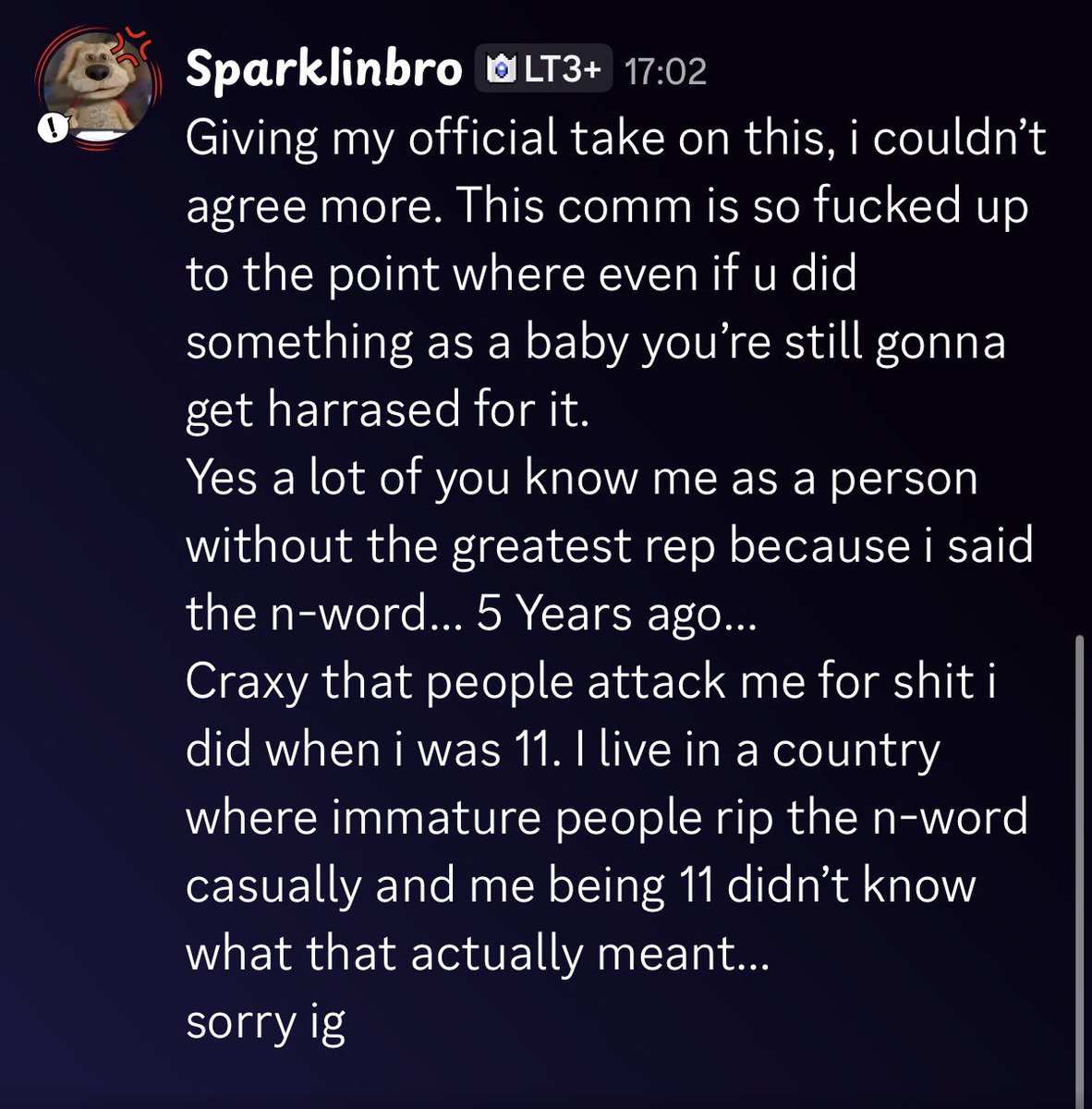Sparklinbro_'s tweet photo. My official take on this https://t.co/vNiw2eXfeC