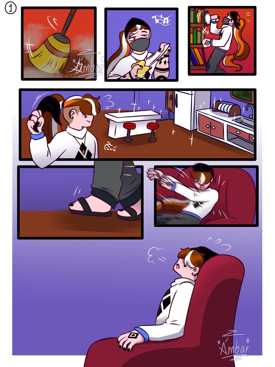 Ambar_Crystal2's tweet photo. (*insertar nombre para el cómic *)

1/5 
#OC
#Ámlex https://t.co/8R93zzozOt