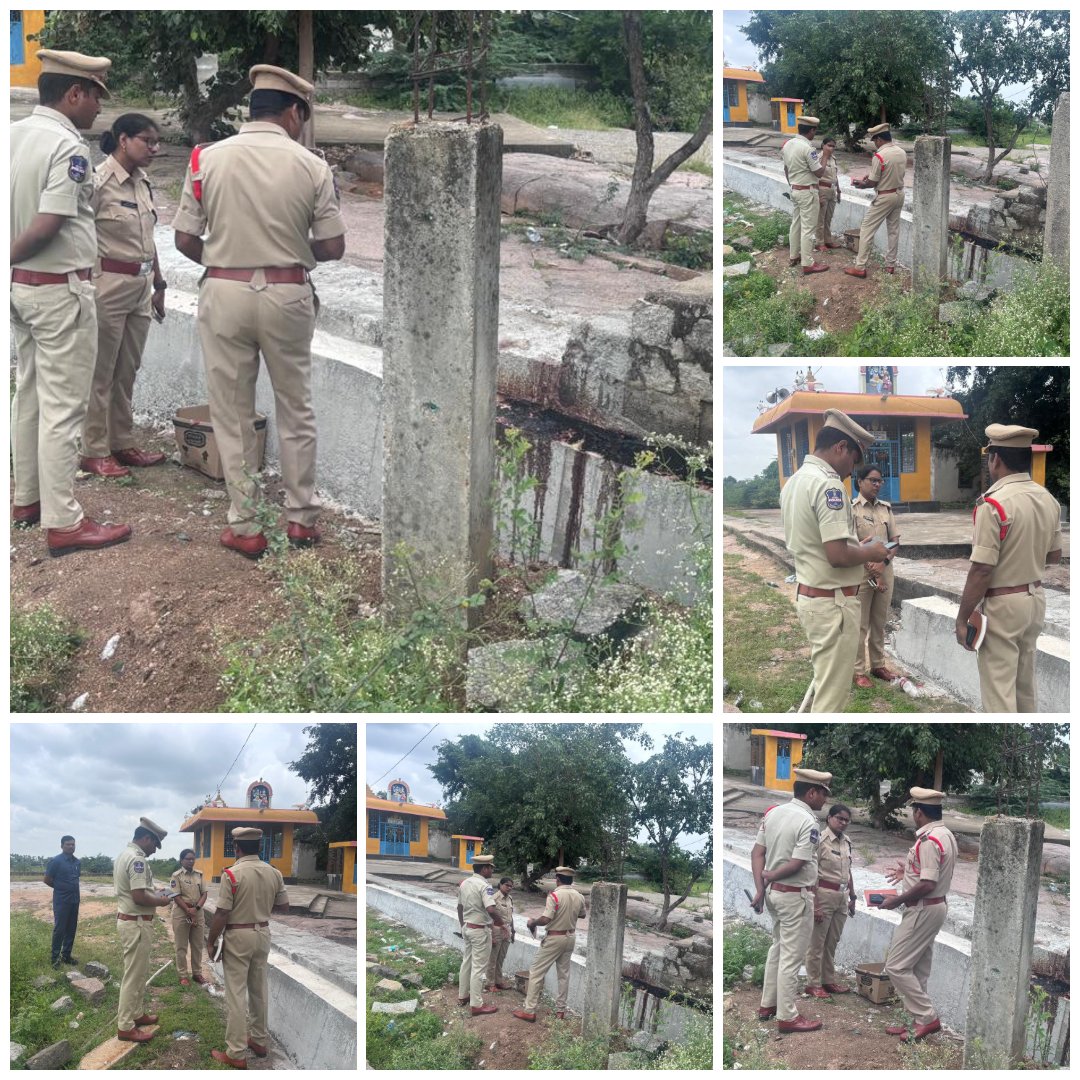 dcpczwrl's tweet photo. ఈ రోజు ధర్మసాగర్ పోలీస్ స్టేషన్ క్రైమ్ నం. 225/2026, U/s 103(1) r/w 3(5) BNS కేసులో సంఘటనా స్థలాన్ని సందర్శించి పరిశీలించడమైనది. అనంతరం, కేసు దర్యాప్తు అధికారికి(IO) దర్యాప్తును సమర్థవంతంగా మరియు వేగవంతంగా పూర్తి చేయడానికి అవసరమైన సూచనలు జారీ చేయడమైనది. https://t.co/NmdYbeqjUs