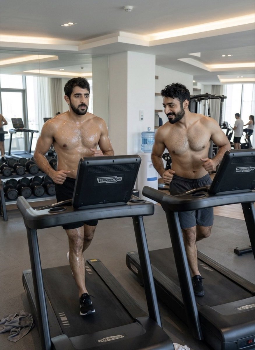 PrinceB78845's tweet photo. In the gym with Hamdan 💪❤️🇦🇪 https://t.co/eKYtGtBhIw
