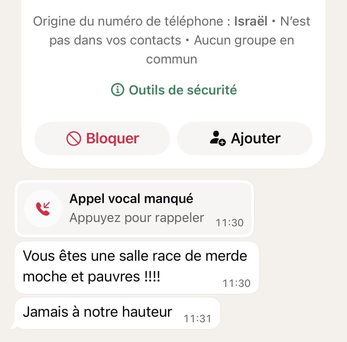 RimaHas's tweet photo. Je précise que ce sont des numéros différents, une petite sélection parmi des centaines d’appels et messages reçus. À ce jour aucun journaliste français n’a jugé bon d’en faire un article / une enquête. https://t.co/Co1QY76xPn