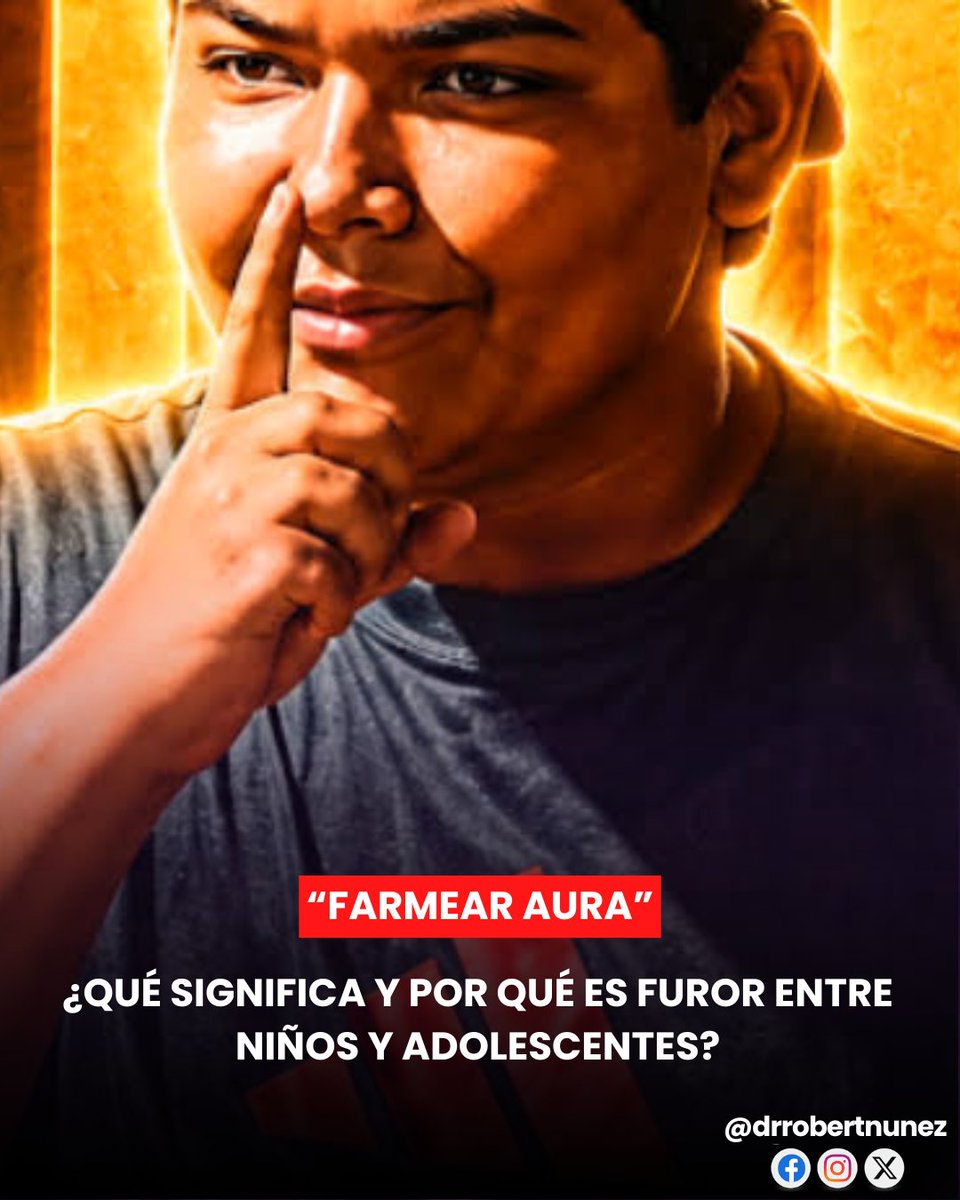 drrobertnunez's tweet photo. “Farmear aura” o “aura farming”: ¿qué significa y por qué es furor entre niños y adolescentes?

Si tenés hijos o adolescentes, probablemente en algún momento escuchaste: “Está farmeando aura”, “perdió aura” o “yo tengo más aura”.

Y si sos adulto, probablemente pensaste
¿¿qué significa eso??

“Farmear aura” es una expresión que los adolescentes utilizan entre ellos y que, en términos simples, podría traducirse como “acumular carisma”.

El término viene, en buena medida, de la cultura de Internet, los videojuegos y las redes sociales.

“Farmear” viene del mundo de los videojuegos, se utiliza para referirse a conseguir o acumular recursos mediante la repetición de determinadas acciones.

En este caso, el recurso que se busca acumular es el “aura”
una manera coloquial de hablar de la sensación de carisma, seguridad, presencia, atractivo o incluso superioridad que transmite una persona.

¿por qué hacen competencias para “farmear aura”?

Porque transformaron el concepto en una especie de juego social.

Los chicos pueden competir para ver quién hace determinada acción con más seguridad, quién logra impresionar a los demás, quién hace algo considerado “cool” o quién consigue más reconocimiento dentro del grupo.

¡las competencias sociales siempre existieron!

Cada generación tuvo sus propias formas de demostrar personalidad, talento, seguridad o popularidad.

¿Se acuerdan de las batallas de rap en ronda? ¿De las competencias y desafíos que se armaban en los cumpleaños de 15? ¿De los Floggers y toda aquella cultura alrededor de la estética, las fotos y quién tenía más presencia en las redes?

Hoy simplemente cambiaron los códigos.

Antes teníamos nuestras propias palabras, desafíos y formas de pertenecer. Hoy los chicos tienen las suyas.

Incluso pueden hablar de “ganar” o “perder” puntos de aura.

Y aunque para los adultos pueda parecer una expresión sin sentido, detrás de este fenómeno hay algo completamente conocido en el desarrollo infantil y adolescente 
-la necesidad de pertenecer.-

Como ocurre en todas las generaciones, los niños y adolescentes desarrollan un lenguaje propio. Compartir determinadas palabras, códigos, bromas y expresiones también genera identidad y pertenencia dentro del grupo.

Durante la adolescencia, además, la opinión de los pares adquiere una enorme importancia. Los adolescentes buscan sentirse aceptados por personas de su misma edad, compartir experiencias y desarrollar progresivamente su independencia respecto de los adultos.

No deberíamos preocuparnos simplemente porque un niño diga “farmear aura”.

¿qué hay detrás de ese comportamiento?

Si es simplemente una broma entre amigos, una competencia divertida o una forma de jugar con el lenguaje, estamos frente a una expresión propia de su generación.

Pero si un niño siente que necesita constantemente demostrar algo, impresionar a los demás, competir o recibir aprobación para sentirse valioso, entonces sí es importante prestar atención.

Como adultos, en lugar de ridiculizar estas expresiones o decir “eso es una tontería”, podemos aprovecharlas para acercarnos y preguntarle directamente a los chicos. 

“¿Qué significa farmear aura para ustedes?”

“¿Cómo se ganan los puntos de aura?”

“¿Y qué pasa si alguien pierde aura?”

A veces, entender una palabra que parece absurda para los adultos puede ser la puerta para comprender mucho mejor el mundo social, emocional y digital de nuestros hijos.

Porque detrás de una simple expresión de moda también puede haber una necesidad muy humana
( sentirse parte de algo, ser aceptado y encontrar un lugar dentro de su grupo.) 

Al final, quizás no sean tan diferentes de nosotros.

Solo cambiaron las palabras, los escenarios y las reglas del juego.