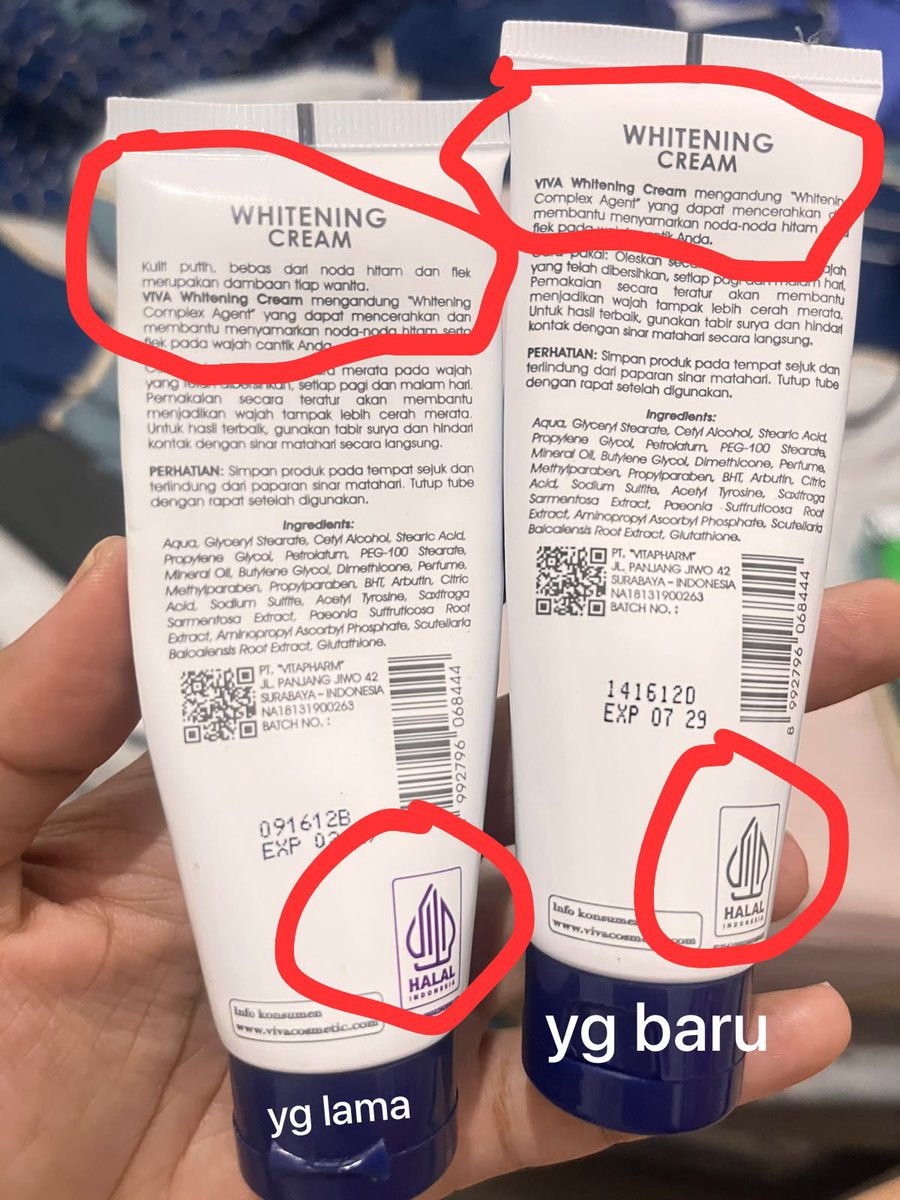 willeatndrive's tweet photo. hi kakk, aku beli viva di online shop tp bukan di official karna kebetulan aku mau beli barang di toko tsb dan pas  viva ku abis, jadi  sekalian aku beli, pas sampe koo beda yaa ama yg aku punya? ini palsu kahhh
@VivaCosmetics https://t.co/02sDUCLTmu