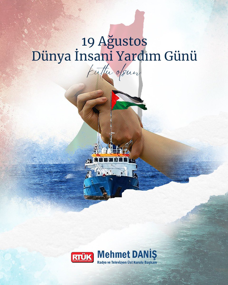 Danis_Mehmet_'s tweet photo. Bir yarayı sarmak, yalnızca yardım etmek değil; insanlığın onurunu savunmaktır.

Cumhurbaşkanımız Sayın @RTErdogan’ın ortaya koyduğu güçlü iradeyle Türkiye, mazlumlara umut ulaştıran ve küresel insani yardım seferberliğine öncülük eden ülkelerden biri olmaya devam ediyor.

Bugün bu vicdan; Gazze’de insani yardımın önündeki engellerin kaldırılması için 5 kıtada, 17’den fazla ülkede “İnsanlığın Sesi” olarak yükselecek. Filistinli kardeşlerimizin yalnız olmadığını haykıran bu ortak çağrıya yürekten destek veriyorum.

19 Ağustos Dünya İnsani Yardım Günü’nde, iyiliği dünyanın dört bir yanına taşıyan tüm yardım çalışanlarını ve gönüllülerini saygıyla selamlıyor; görevleri başında hayatını kaybedenleri rahmetle yâd ediyorum.