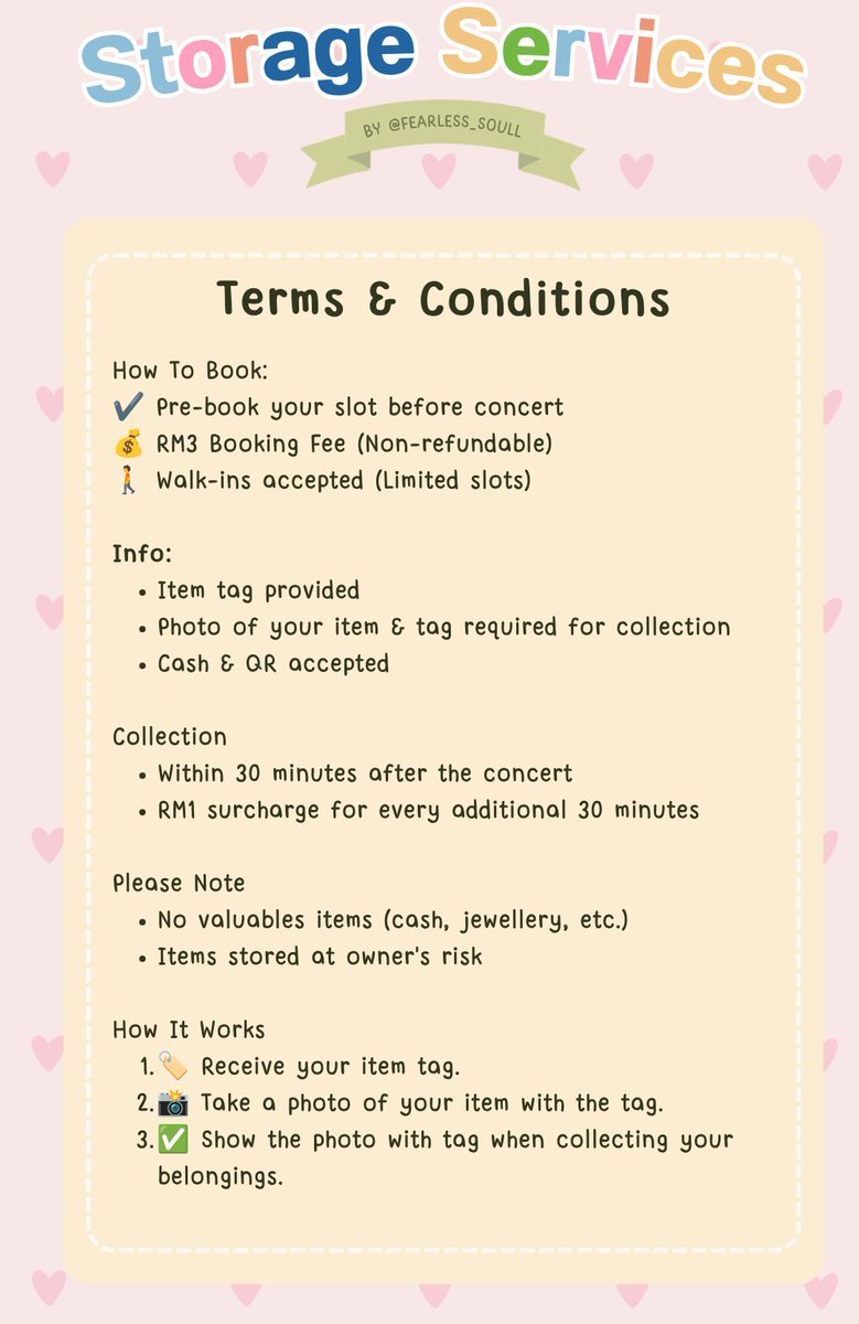 fearless_soull's tweet photo. If anyone needs storage service for iKON concert.  I will doing it with my friends this Sat! ✨ 

Can use our service if you're interested 🤎 

Prebook Fee: RM 3 
Fill in the form here: https://t.co/M6fxlQIyeO

#iKONFOUREVERTOURINKL #iKONinMY #iKONinKL #iKON_FOUReverinMY https://t.co/BbmJ9TRkDi