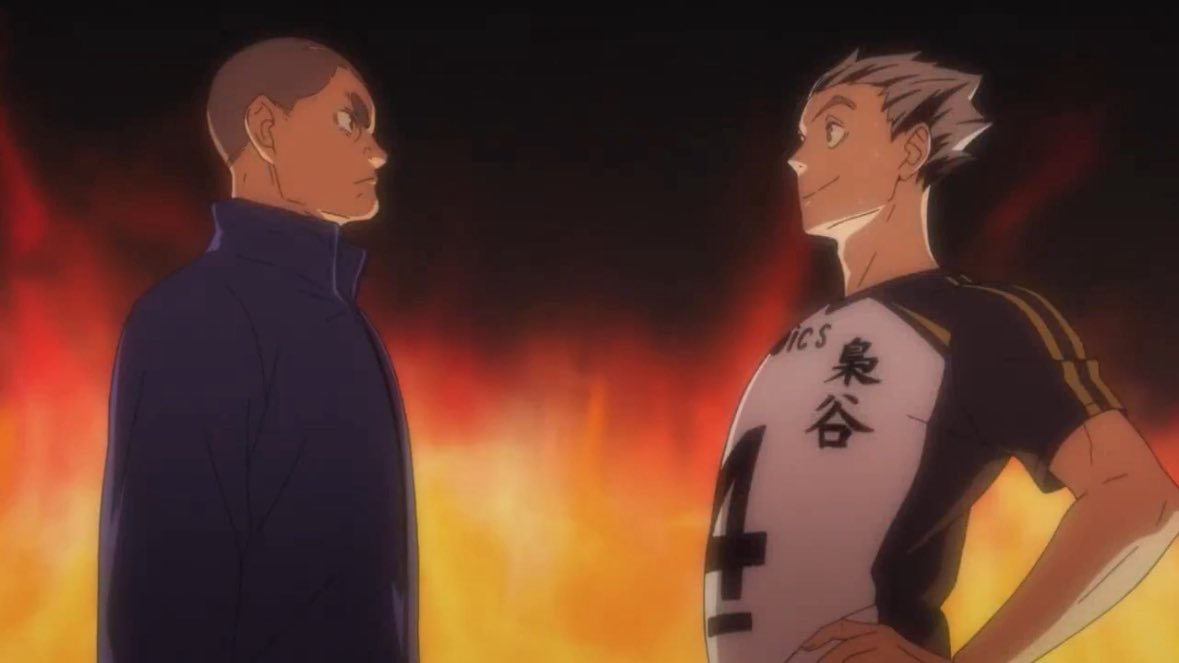 byekoutaro's tweet photo. THE DIFFERENT METHODOLOGIES BEING DISPLAYED BY THE DIFFERENCE IN POSTURES BOKUTO FREE AND PROUD WITH HIS CHEST OUT AND RELAXED SMILE AND WAKATSU COMPOSED AND SERIOUS CARRYING THE WEIGHT OF PERFECTION ON HIS SHOULDERS IN THIS ESSAY ILL https://t.co/OupioBdRec
