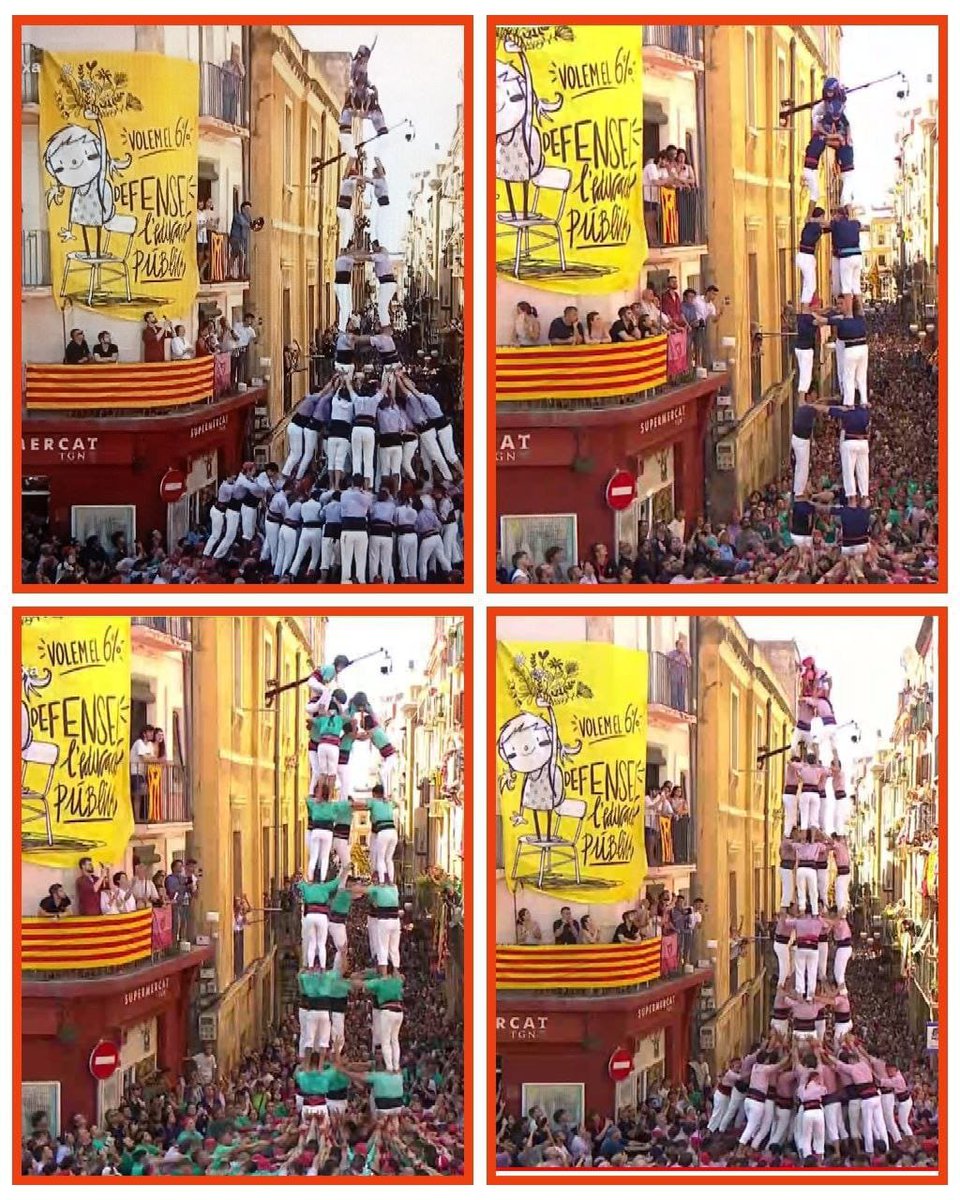 jordimartifont_'s tweet photo. Tarragona. Castells i lluita educativa, avui. https://t.co/OTb1lPMWsb