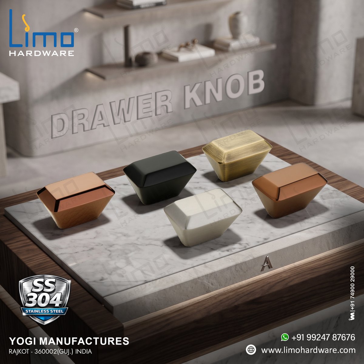 ibais_hardware's tweet photo. YOGI MANUFACTURES | Rajkot π’
DRAWER KNOB
Mr. Amit Patel - +91 9924787676
Customer Care - +91 7819821022
WhatsApp: https://t.co/PIWSgW8oWU
.
#Limo #LimoHardware #YogiManufactures #DrawerKnob #CabinetKnob #CabinetHandle #FurnitureHardware #HardwareFittings #ArchitecturalHardware https://t.co/ctNNXhhm3P
