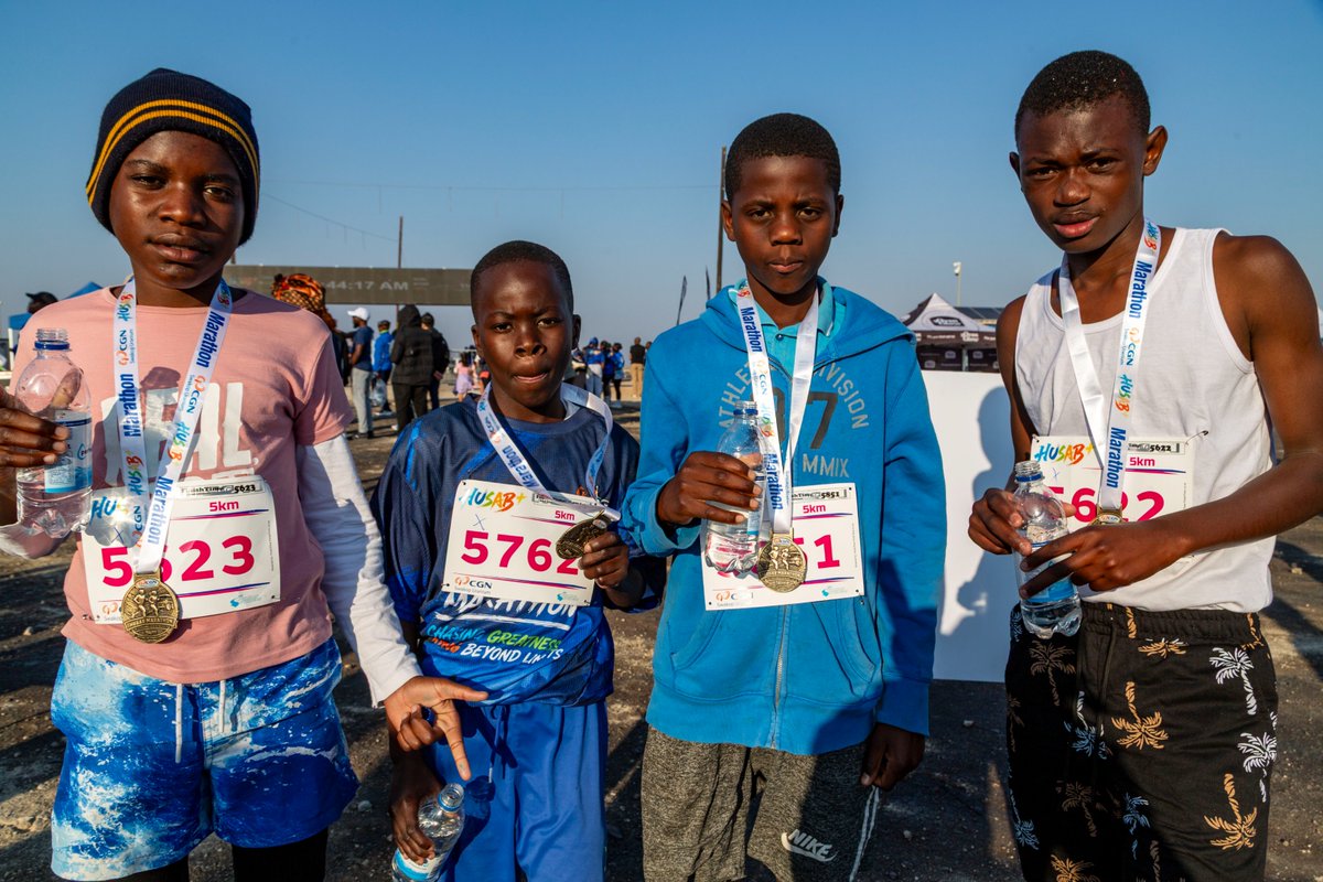 SwakopUranium's tweet photo. Memories made! From the starting line to the finish line, our 5 km runners brought the spirit of the #HusabMarathon to life. #5KmConquered #HusabMarathon26 #HUSABPlus ๐ซถ๐พ #RisingBeyondLimits #Run4Fun #MoreThanMining ๐๐งก #TeamSU ๐ท๐ปโโ๏ธ๐ท๐ป๐ ๏ธ #SwakopUranium https://t.co/ERi4Sd1Rtk